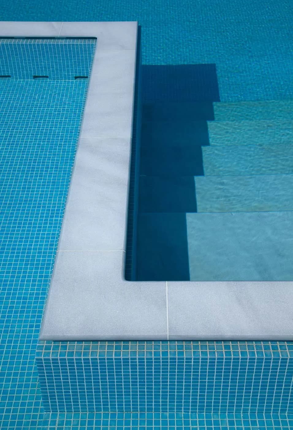 Pool evening view